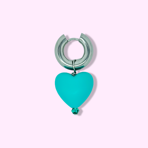 EARRING WITH BIG HEART